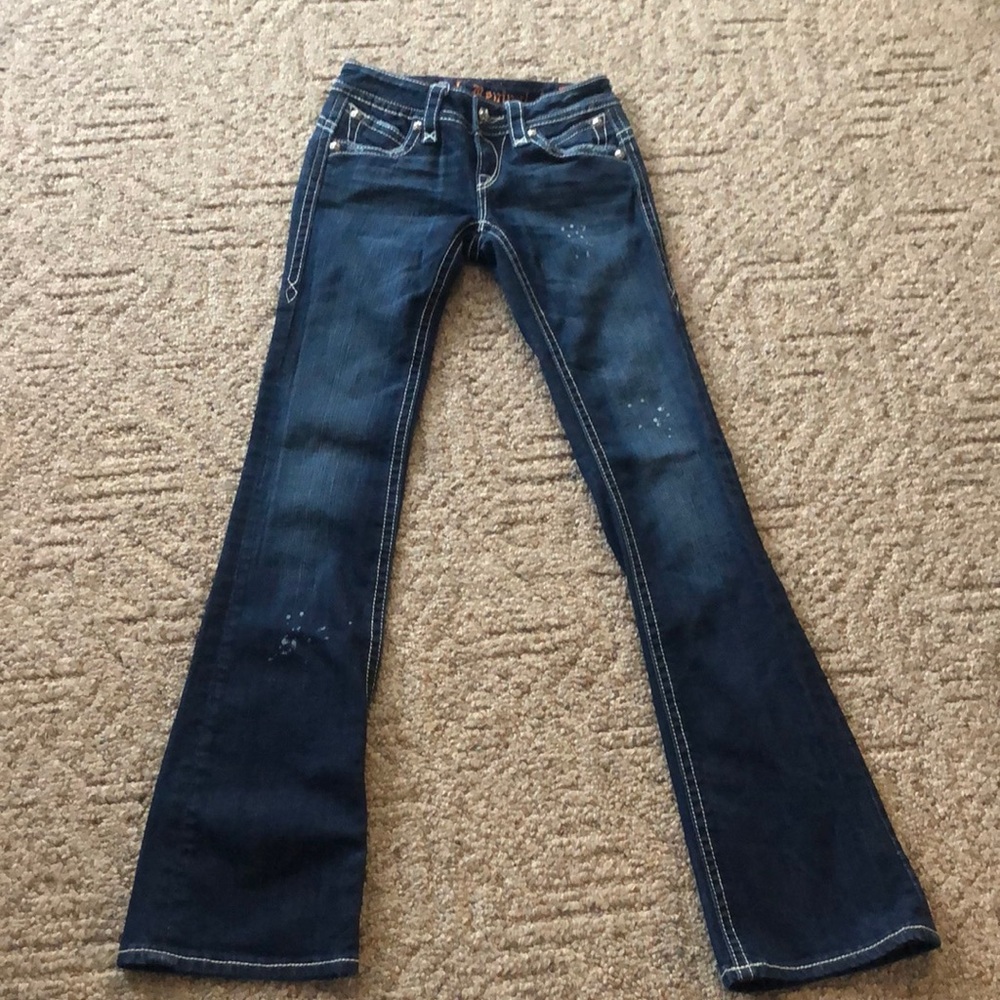 Rock revival jeans size 25 length is 33”